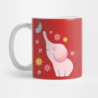 pink elephant Mug